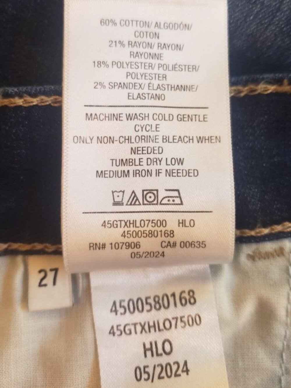 Hudson - Women - Blair Jeans - High Rise - Bootcut - Dark Blue - Size 27 - Picture 8 of 8